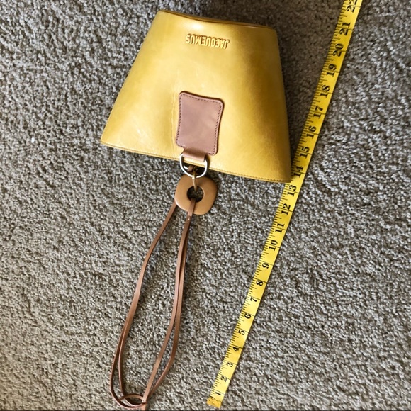 Rare! JACQUEMUS Le Sac Praia Bucket Bag In Yellow - Picture 11 of 11